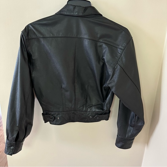 Wilsons Leather Vintage Leather Cropped Jacket - Picture 9 of 15